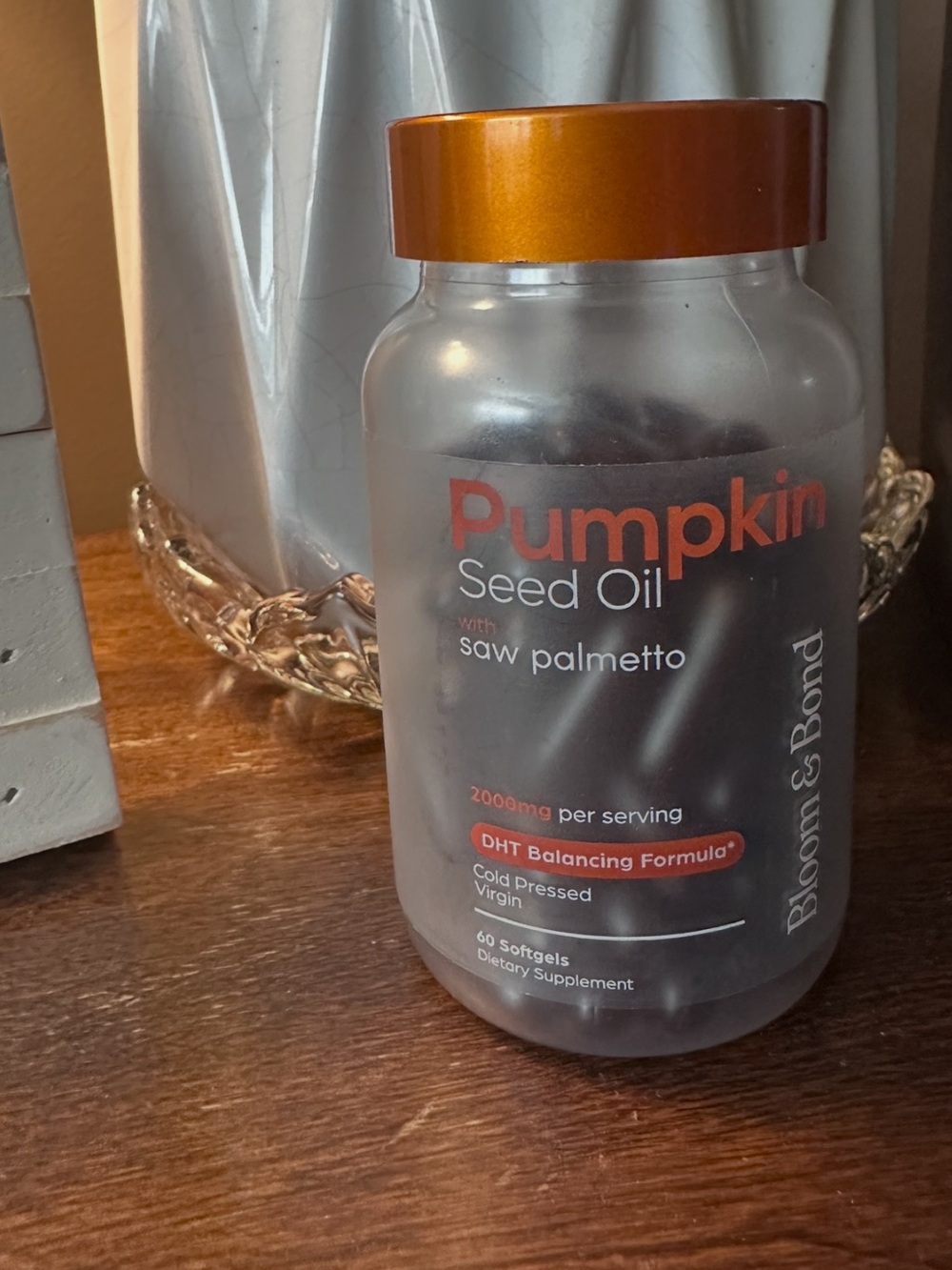 Bloom & Bond Pumpkin Seed Oil with Saw Palmetto